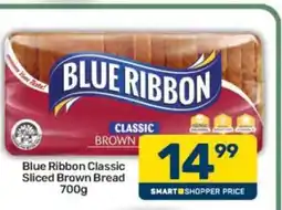Pick n Pay BLUE RIBBON CLASSIC SLICED BROWN BREAD 700g offer