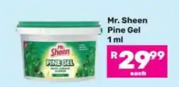Game Mr. Sheen Pine Gel offer