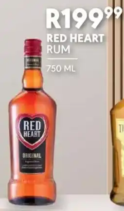 OBC Meat & Chicken Red Heart Rum offer