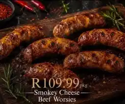 Take 'n Pay Smokey Cheese Beef Worsies offer