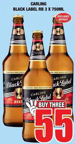 Boxer Superstores Carling Black Label offer