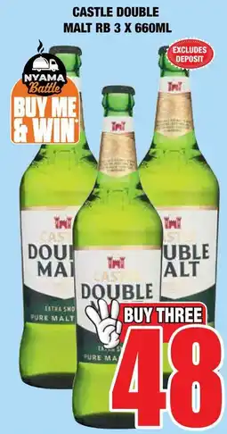 Boxer Superstores Castle Double Malt offer