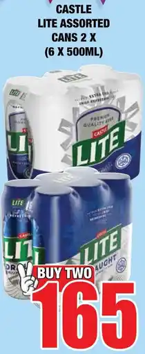 Boxer Superstores Castle Lite Assorted offer