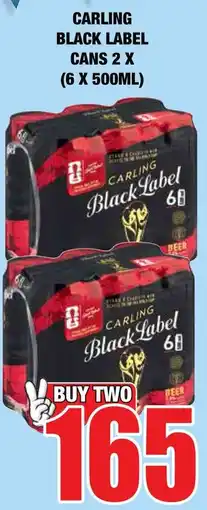 Boxer Superstores CARLING BLACK LABEL offer