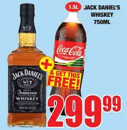 Boxer Superstores Jack Daniel's Tennessee Whiskey offer