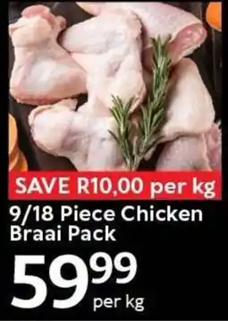 Oxford Freshmarket 9/18 Piece Chicken Braai Pack offer