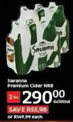 Oxford Freshmarket Savanna Premium Cider NRB offer