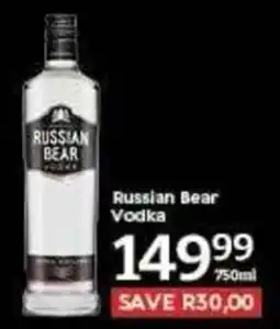 Oxford Freshmarket Russian Bear Vodka offer
