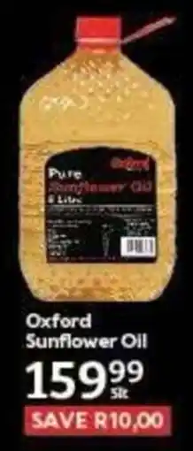 Oxford Freshmarket Oxford Sunflower Oil offer