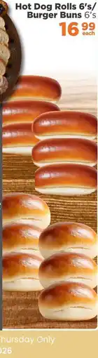 Check Star Hot Dog Rolls 6's/ Burger Buns 6's offer