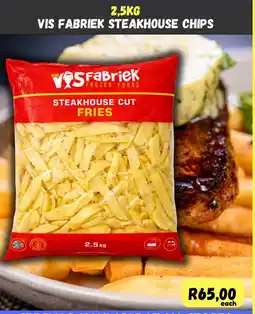 Die Visfabriek Vis Fabriek Steakhouse Chips offer