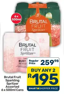 Pick n Pay Brutal Fruit Sparkling Spritzer Assorted offer