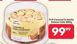 Pick n Pay PnP Caramel & Vanilla Gateau Cake 880g offer