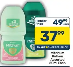 Pick n Pay Mitchum Roll-on Assorted 50ml Each offer