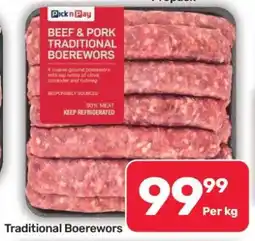 Pick n Pay Traditional Boerewors offer
