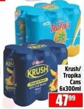 Devland Cash And Carry Krush/Tropika Cans offer
