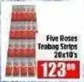 Devland Cash And Carry Five Roses Teabag Strips offer