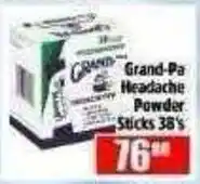 Devland Cash And Carry Grand-Pa Headache Powder Sticks offer