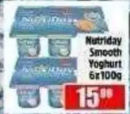 Devland Cash And Carry Nutriday Smooth Yoghurt offer