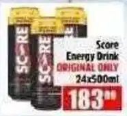 Devland Cash And Carry Score Energy Drink ORIGINAL ONLY offer