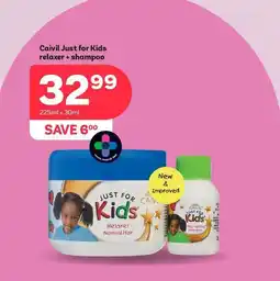 PEP Just for kids relaxer + shampoo offer