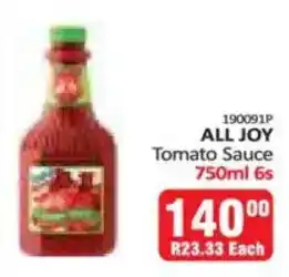 All joy tomato sauce