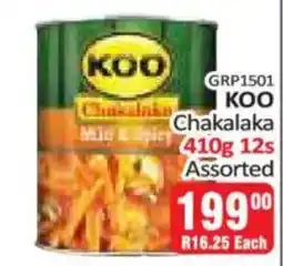 KitKat Cash and Carry KOO Chakalaka Assorted offer