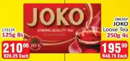 KitKat Cash and Carry JOKO Strong Quality Tea offer