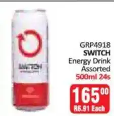 KitKat Cash and Carry SWITCH Energy Drink Assorted offer