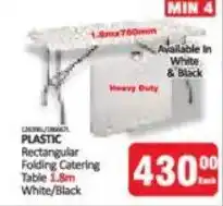 KitKat Cash and Carry PLASTIC Rectangular Folding Catering Table offer