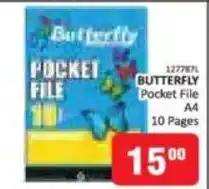 KitKat Cash and Carry BUTTERFLY Pocket File offer