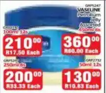 KitKat Cash and Carry VASELINE Petroleum Jelly Assorted offer