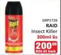 KitKat Cash and Carry Raid Insect Killer offer