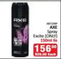 KitKat Cash and Carry AXE Spray Excite (ONLY) offer