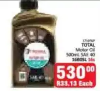 KitKat Cash and Carry TOTAL Motor Oil offer
