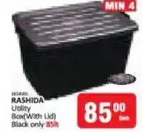 KitKat Cash and Carry RASHIDA Utility Box(With Lid) Black only offer