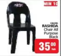 KitKat Cash and Carry RASHIDA Chair All Purpose Black offer