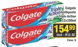 J&E Cash and Carry Colgate Triple Action Toothpaste offer