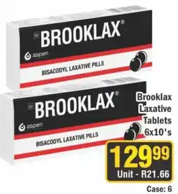 J&E Cash and Carry Brooklax Laxative Pills offer
