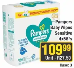 J&E Cash and Carry Pampers Baby Wipes Sensitive offer