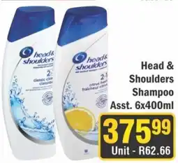 J&E Cash and Carry Head & Shoulders Shampoo offer