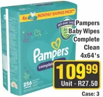 J&E Cash and Carry Pampers Baby Wipes Complete Clean offer