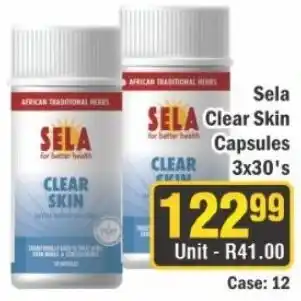 J&E Cash and Carry Sela Clear Skin Capsules offer
