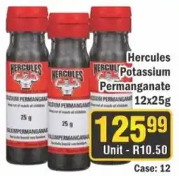 J&E Cash and Carry Hercules Potassium Permanganate offer
