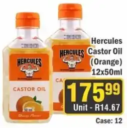 J&E Cash and Carry Hercules Castor Oil (Orange) offer