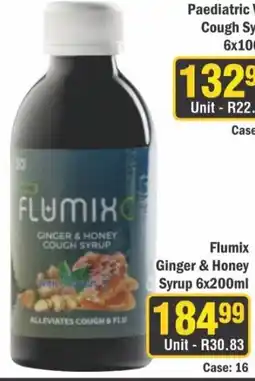J&E Cash and Carry Flumix Ginger & Honey Cough Syrup offer