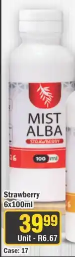 J&E Cash and Carry Abok Mist Alba Strawberry offer