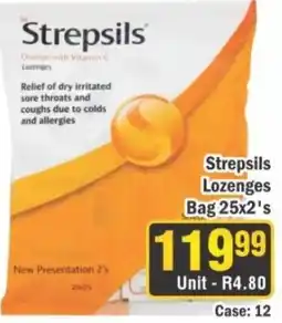 J&E Cash and Carry Strepsils Lozenges offer