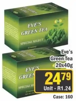 J&E Cash and Carry Eve's Green Tea offer