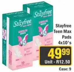 J&E Cash and Carry Stayfree Teen Max Pads offer